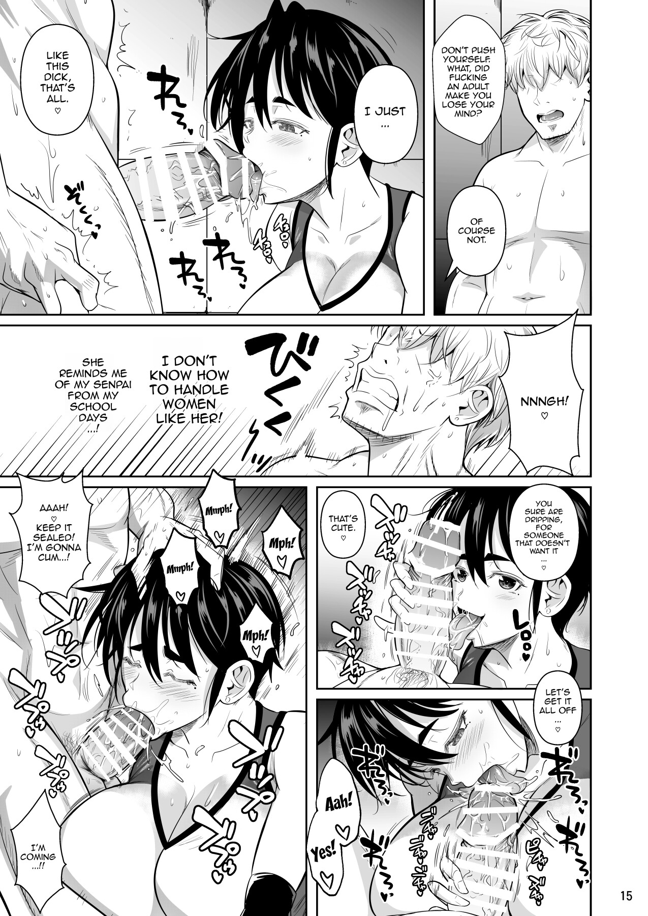 Hentai Manga Comic-Covered In Sweat 0 - The Huge 183cm-Tall Gluttonous Girl-Read-16